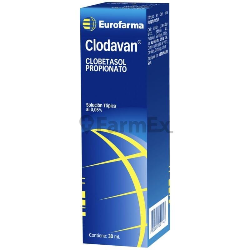 Clodavan Sol. Tópica 0,05% x 30 mL Farmex-Fonasa-Persistente